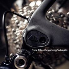 Rückseite Achse Startseite Mantel Schlucht ultimativ Fahrrad 3d print model - Mito3D