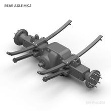 rear axle mk1 rc truck rctruck kamaz 3d print model - Mito3D