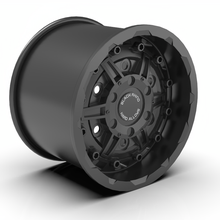 posterior destructor negro rinoceronte rueda ruedas borde toyota todoterreno coche vehiculo camión 3d print model - Mito3D