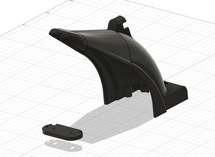 retaguarda pára choque Aerlang aero Aereo 3d print model - Mito3D