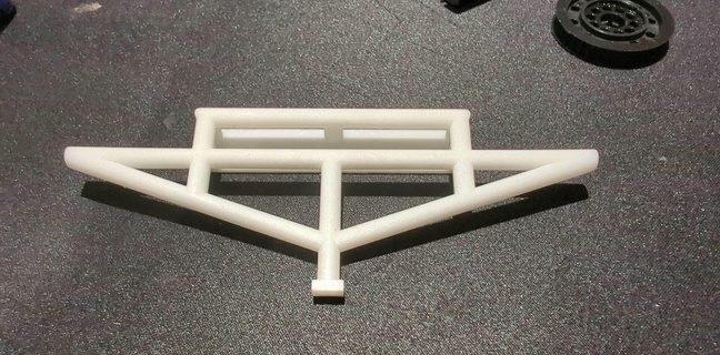rear jacking point brace mst strut jack bumper cage 3d print model - Mito3D