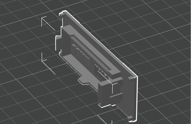 retaguarda prato luminária luz lente cobrir bainha decreto peugeot citroen qubo boxer saltador 500 3d print model - Mito3D