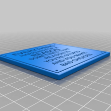 reason plaque quote quotes signs_logos 3d print model - Mito3D