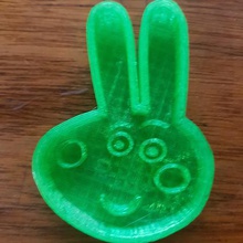 rebecca rabbit de peppa pig varios cortador el moho los niños 3d print model - Mito3D