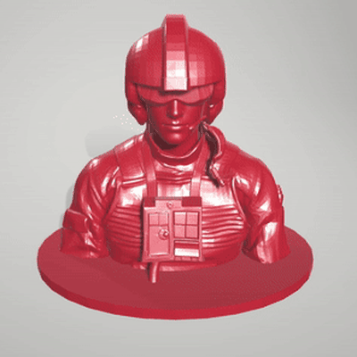 rebel pilot star wars toy game fan art 3d print model - Mito3D