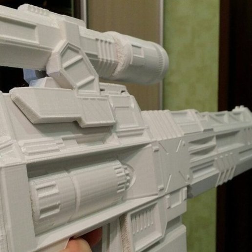 rec toy gun game bullpup firearms rifle 3D print model - Mito3D
