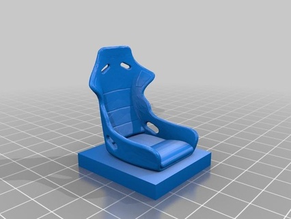 Recaro carro assento carros afinação detalhe 3d print model - Mito3D
