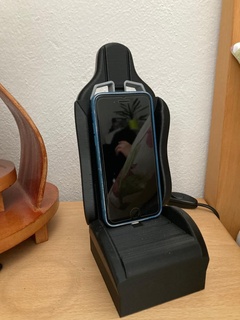 Recaro oturma yeri Doluyor istasyon hücre telefon iphone samsung araba 3d print model - Mito3D