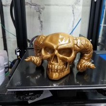 2 receiver cover wdemon skull just snaps various automotive 3d print model - Mito3D