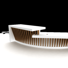 recepção escrivaninha arquitetura mobília 3d print model - Mito3D