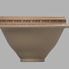 recreation 4th century romano-british bowl art roman 3d print model - Mito3D