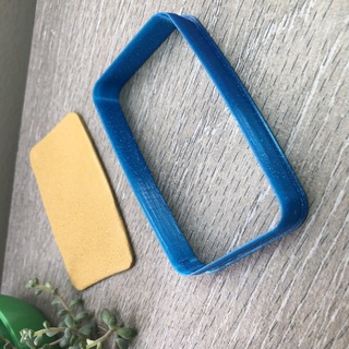 rectangle cookie cutter cookiecutter fondant 3d print model - Mito3D