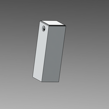 rectangle Collier 3d print model - Mito3D