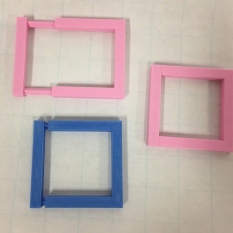 rectangle square game 3D print model - Mito3D