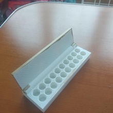 rechteckige, schlichte baby-Zähne-box home box baby zahn baby-Zähne Zähne 3d print model - Mito3D