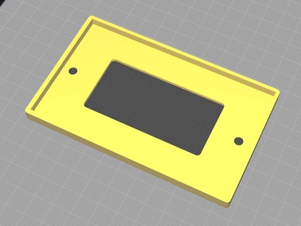 rectangular us toma corriente cubierta carcasa funda 3d impresora amistoso eléctrico pared casa USB 3d print model - Mito3D