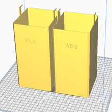 recycle bin abs pla tool waste organizer 3d print model - Mito3D