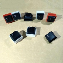 riciclare la tastiera moduli di comporre il messaggio casa eco jigsaw puzzle lettera magnete 3d print model - Mito3D