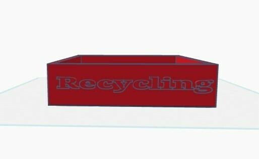recycling box 3d prints printing 3d print model - Mito3D
