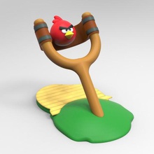rosso di angry birds gioco figurina arte giocattolo red art arredamento 3d print model - Mito3D