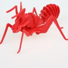 formica rossa di puzzle vari arte giocattolo ant 3d print model - Mito3D