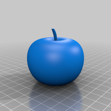 kırmızı elma model Biyoloji 3d print model - Mito3D