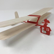 red baron ii part lancé planeur biplan divers jouet autodesk fusion 360 ultimaker 3d print model - Mito3D