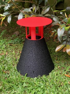 rojo negro palma gorgojo feromona trampa insecto picudo feromonas rincóforo 3d print model - Mito3D