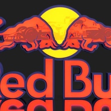 red bull lamp decoration gamer tag led 3d print model - Mito3D