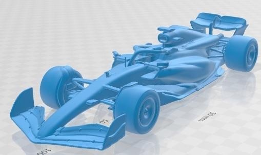 red bull rb18 f1 2022 printable car Game network diorama modeling hobby solid scale model 3d print model - Mito3D