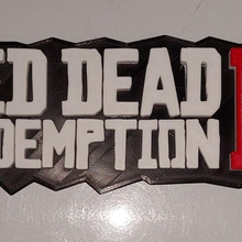 red dead redemption 2 logo 3d print model - Mito3D