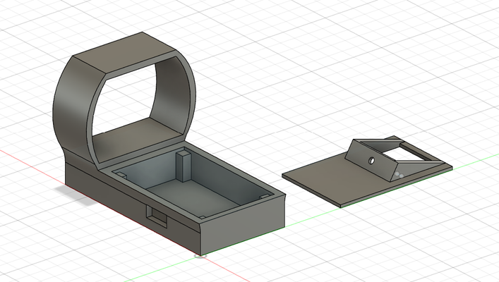 rouge point viseur gadget 3d print model - Mito3D