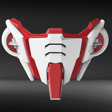 marco rojo máscara personalizada de fan art la moda el robot zeta ponible diy cosplay rx78-2 coronavirus covid19 gundam por mal camino redframe 3d print model - Mito3D