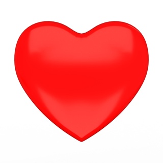 rojo corazón emoji forma amor símbolo icono enamorado formas impresión Pareja favorito 3dsmax 3dmodel 3d print model - Mito3D