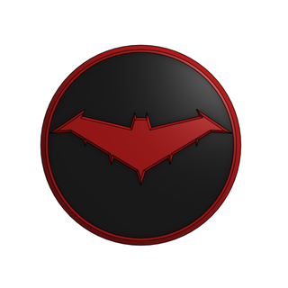 red hood - dc multiverse stand base robin batman jla justice league mcfarlane action figure teen titans jason todd 3d print model - Mito3D