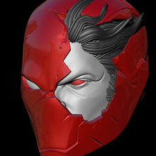 rojo capucha casco roja batman DC comics bufón hombre araña hogar casa X Men maravilla leyenda 1 12 personalizado dc cabeza esculpir 6 juguete 3d print model - Mito3D