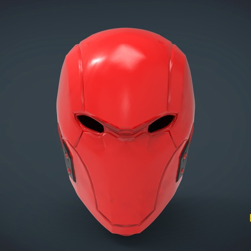 o capuz vermelho, uso de capacete em tamanho real usável a arte máscara capacetes vermelho do redhood 3D print model - Mito3D