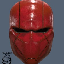 red hood Helm batman version 1 verschiedene comics dc jasontodd redhood robin 3d print model - Mito3D