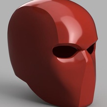 cappuccio rosso casco di batman moda dc comics robin 3d print model - Mito3D