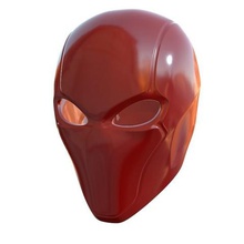 red hood helmet game dc comics cosplay 3d print model - Mito3D