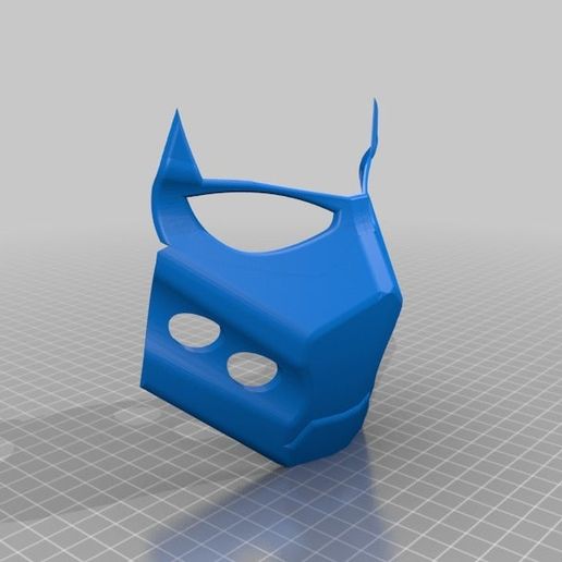 rosso cappuccio ispirato maschera Batman maschere casco oggetti scena 3D print model - Mito3D