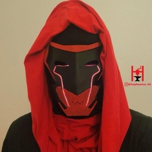 red hood mask dc's future batman dc comics marvel helmet nightwing robin superman 3d print model - Mito3D