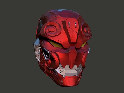 kırmızı başlık Shinobi Gotham şövalyeler şövalye batman batfam 3d print model - Mito3D