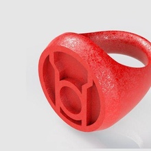 kırmızı Fener yüzük moda kolordu kostüm 3d print model - Mito3D