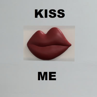 red lips kiss 3d love gift decoration woman wall hook nexymake 3d print model - Mito3D