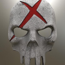 rote Maske batman verschiedene dccomics deathstroke redx robin teentitans 3d print model - Mito3D