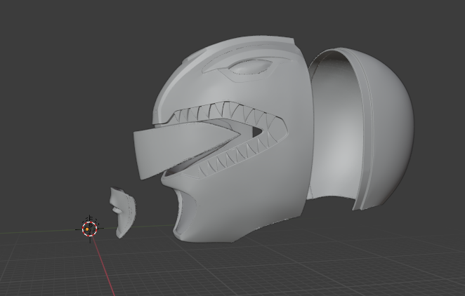 rojo guardabosque casco cosplay orson 3D print model - Mito3D