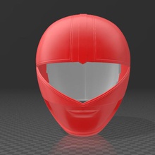 red time force various network power rangers 3d print model - Mito3D