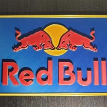 redbull logo divers 3d print model - Mito3D