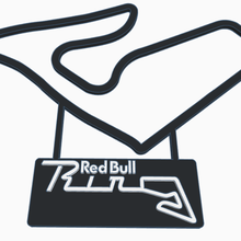 redbull ring track map nameplate wall art 3d print model - Mito3D